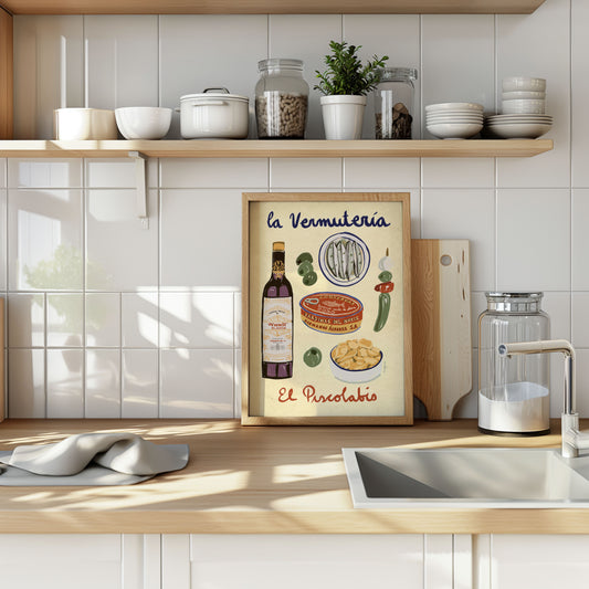Ilustración "Vermuteria" SIN MARCO