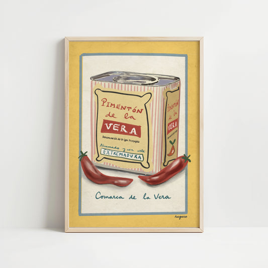 Ilustración "Pimentón de la Vera" - SIN MARCO