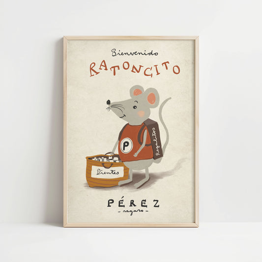 Ilustración "Ratoncito Pérez" SIN MARCO
