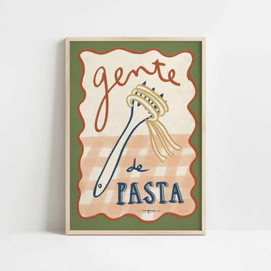 Ilustración "Gente de Pasta" SIN MARCO