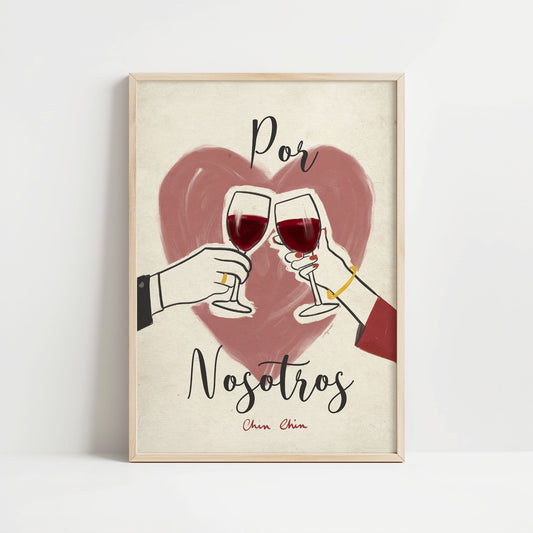 Ilustración "Por Nosotros vino"- SIN MARCO
