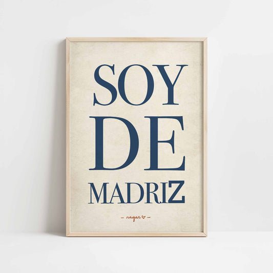 Ilustración "Soy de Madriz" SIN MARCO