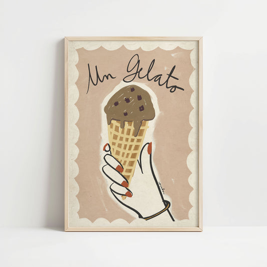 Ilustración "Gelato" SIN MARCO