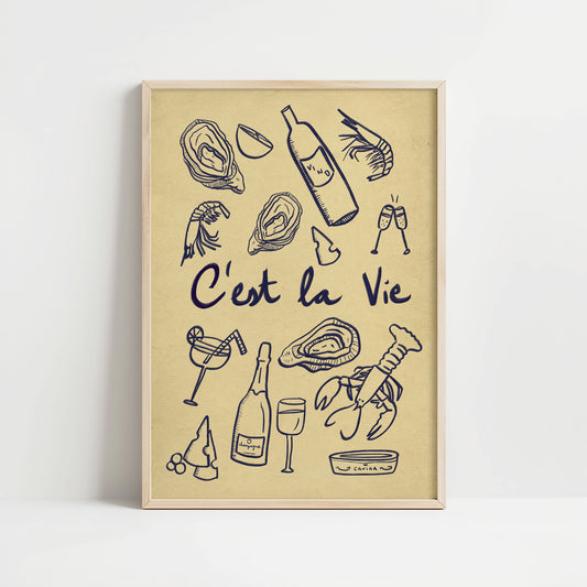 Ilustración "C'est La Vie" - SIN MARCO