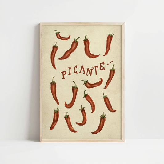 Ilustración "Picante" SIN MARCO