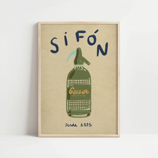 Ilustración "Sifón" SIN MARCO