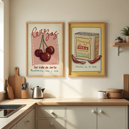 Pack de 2 ilustraciones de Extremadura SIN MARCO