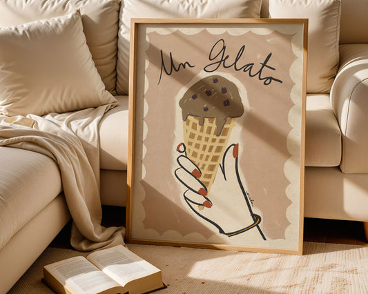 Ilustración "Gelato" SIN MARCO