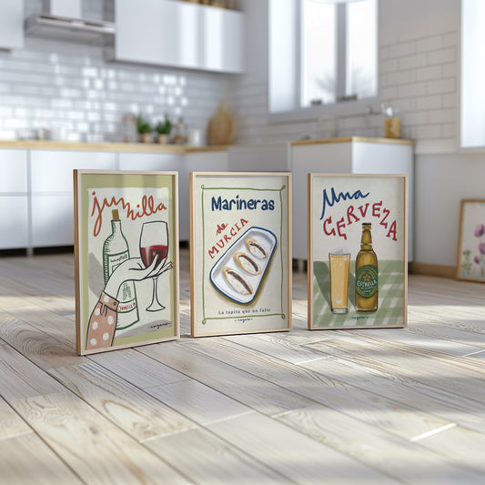 Pack de 3 ilustraciones "Murcia" SIN MARCO