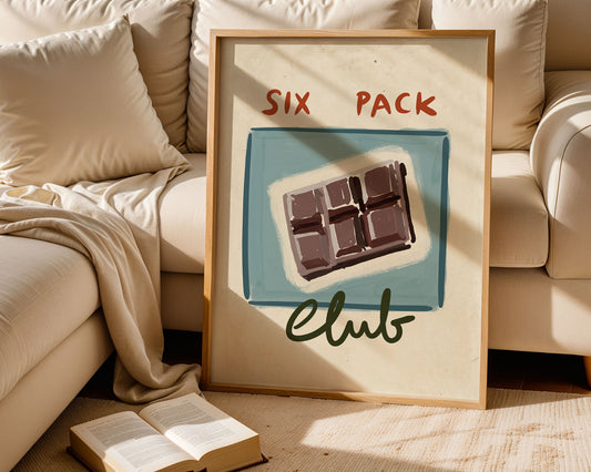 Ilustración "Six Pack Club" - SIN MARCO