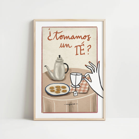 Ilustración Tomamos un Té (SIN MARCO)