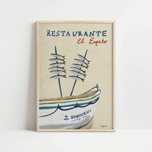 Ilustración "Restaurante El Espeto" SIN MARCO