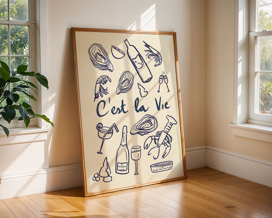 Ilustración "C'est La Vie" - SIN MARCO
