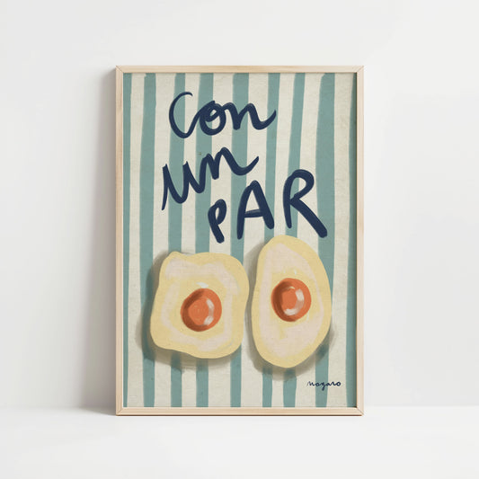 Ilustración "Con un Par" - SIN MARCO