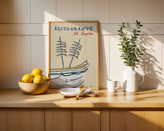 Ilustración "Restaurante El Espeto" SIN MARCO