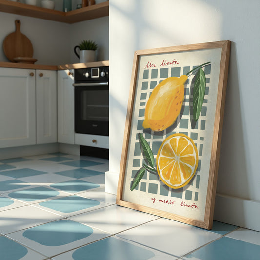 Ilustración "Un limón y medio limón" SIN MARCO