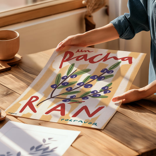 Ilustración "Un Pacharán por favor" SIN MARCO
