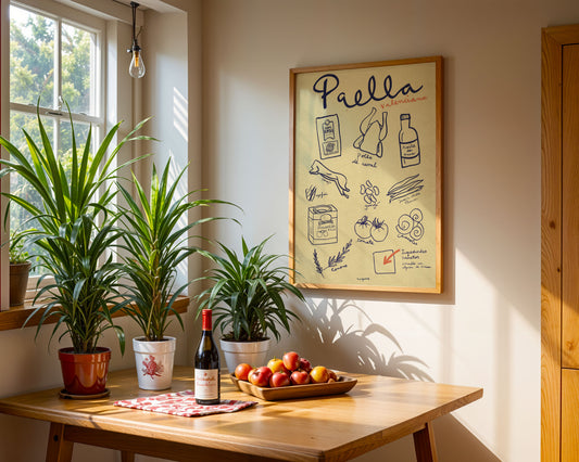 Ilustración "Paella" SIN MARCO