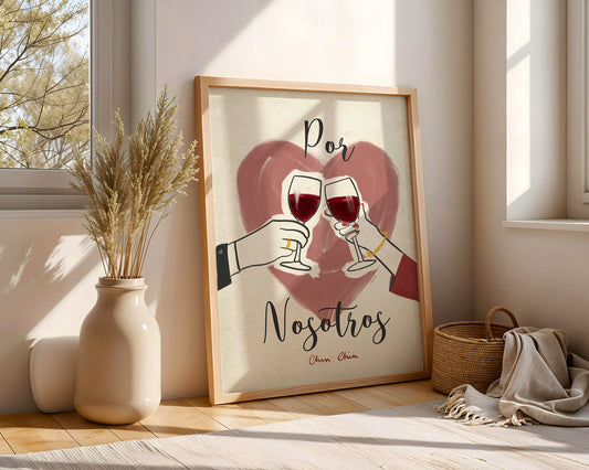 Ilustración "Por Nosotros vino"- SIN MARCO