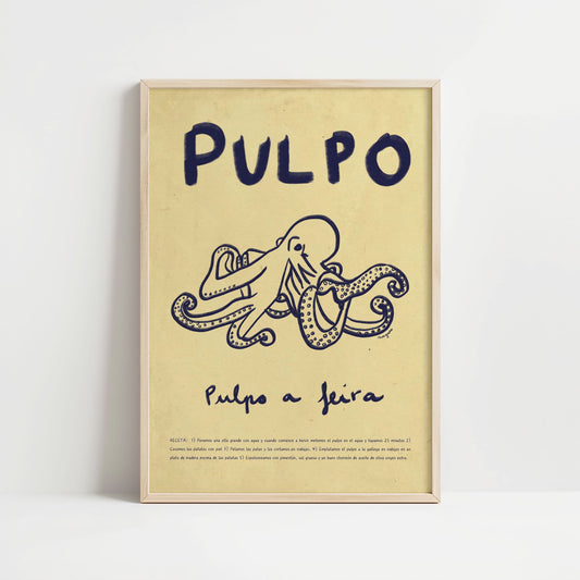 Ilustración "Pulpo á feira" - SIN MARCO