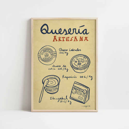 Ilustración "La Quesería" - SIN MARCO