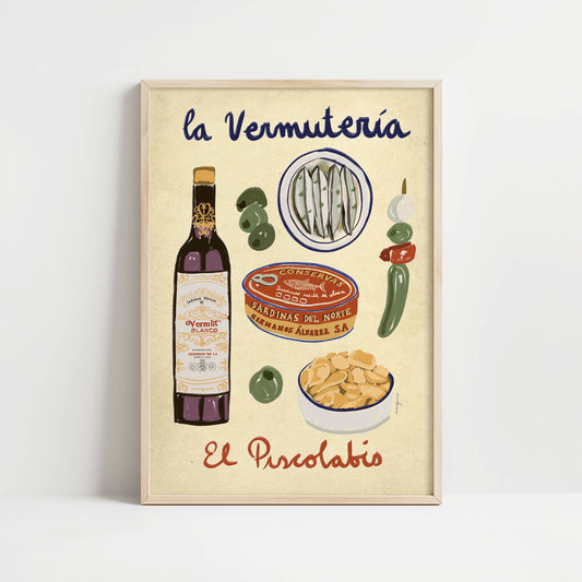 Ilustración "Vermuteria" SIN MARCO