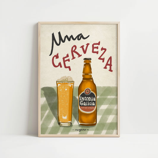 Ilustración "Estrella Galicia" SIN MARCO