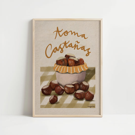 Ilustración "Toma Castañas" SIN MARCO