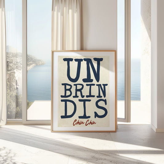 Ilustración "Un Brindis, Chin Chin" SIN MARCO